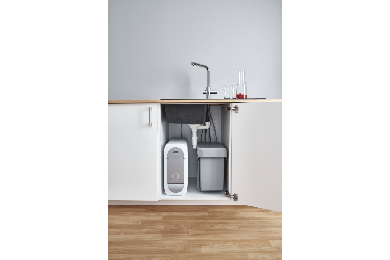 Смеситель для кухни GROHE Blue Home с системой фильтрации, охлаждения и газирования воды, Wi-Fi, хром (31539000)