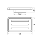Набор аксессуаров GROHE Selection Cube, хром (NA0012)