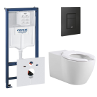 Комплект инсталляции GROHE 38811KF0 с унитазом AQUATEK для людей с ограниченными возможностями (NW0527)