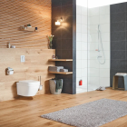 Унитаз подвесной компактный GROHE Euro Ceramic с сиденьем, альпин-белый (NW0354)
