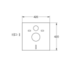Комплект инсталляции GROHE NW0145/S с унитазом AQUAme AQM2006 и сиденьем с микролифтом (NW0185)