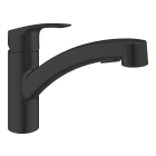 Смеситель для кухни GROHE Eurosmart с вытяжным душем, черный (303052431)