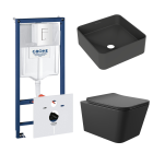 Комплект инсталляции GROHE Rapid SL 38772SH0 с унитазом Aqueduto MACIO MAC0140 и раковиной Aqueduto ESPIRAL ESP0340 (NW0388)
