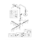 Душевая система GROHE Vitalio Joy System 210 с термостатом для душа, хром (27965000)