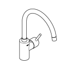 Смеситель для кухни GROHE Concetto, суперсталь (32661DC3)