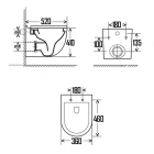 Комплект инсталляции GROHE Rapid SL 38775001 с унитазом AQUAme AQM2010 и сиденьем с микролифтом, смыв Quiet (NW0313)