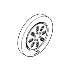 Боковой душ GROHE Rainshower Aqua, круглый, 2 режима струи, темный графит глянцевый (26801A00)