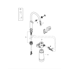 Кран для кухонной мойки GROHE Blue Pure Mono с функцией фильтрации, с фильтром в комплекте, хром (30387000)