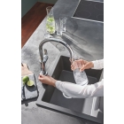Смеситель для кухни GROHE Blue Pure Eurosmart с функцией фильтрации, с фильтром в комплекте, хром (119708)