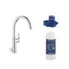 Смеситель для кухни GROHE Blue Pure Eurosmart с функцией фильтрации, с фильтром в комплекте, хром (119708)