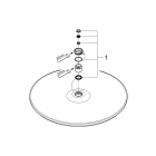 Верхний душ GROHE Rainshower Cosmopolitan 400, с одним режимом, хром (28783000)
