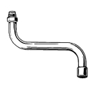 Излив для кухонных настенных смесителей GROHE, хром (13052000)