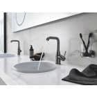 Смеситель для раковины GROHE Essence с донным клапаном, L-Size, темный графит матовый (24174AL1)
