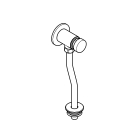 Смывное устройство для писсуара GROHE Rondo, хром (37396000)
