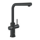 Смеситель для кухни GROHE Blue Home с системой фильтрации, охлаждения и газирования воды, Wi-Fi, черный бархат (31539KS0)