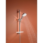 Душевой гарнитур GROHE Tempesta Cube 110 с мыльницей, 3 режима струи, душевая штанга 600 мм, 7,4 л/мин, хром (27576003)