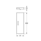 Пластиковая полочка для смесителя GROHE Eurocube (18541000)
