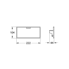 Съемная полочка GROHE Grohtherm Cube, хром (18700000)