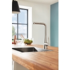 Мойка GROHE K700 60-S 55/45 1.0, нержавеющая сталь (31726SD0)