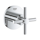 Внешняя часть вентиля GROHE Atrio, крестообразная ручка, хром (19069003)
