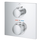 Внешняя часть термостата для душа GROHE Allure скрытого монтажа на 1 потребителя, квадратная, хром (19380002)