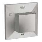 Внешняя часть переключателя потоков GROHE Allure Brilliant на 3 положения, суперсталь (19798DC0)