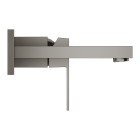 Внешняя часть смесителя для раковины GROHE Eurocube на 2 отверстия, S-Size, темный графит матовый (19895AL0)