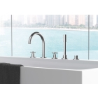 Смеситель для ванны GROHE Atrio двухвентильный, на 5 отверстий, на край ванны, хром (19923003)