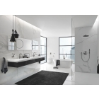 Смеситель для раковины GROHE Essence с донным клапаном, L-Size, темный графит матовый (24174AL1)