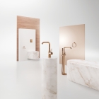 Смеситель для раковины GROHE Essence с донным клапаном, L-Size, темный графит матовый (24174AL1)