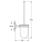 Набор аксессуаров GROHE BauCosmopolitan, хром (NA0008)