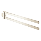 Держатель для полотенца GROHE Selection 400 мм, двойной, поворотный, никель глянец (41063BE0)