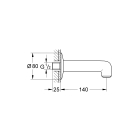 Излив для ванны GROHE BauClassic, хром (13258000)