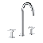 Смеситель для раковины GROHE Atrio двухвентильный на 3 отверстия, хром (20008003)
