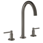 Смеситель для раковины GROHE Atrio двухвентильный на 3 отверстия, темный графит матовый (20009AL3)