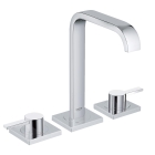 Смеситель для раковины GROHE Allure двухвентильный на 3 отверстия, с донным клапаном, хром (20188000)