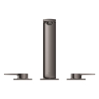 Смеситель для раковины GROHE Allure на 3 отверстия, с донным клапаном, M-Size, темный графит глянец (20188A01)