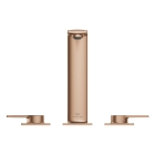 Смеситель для раковины GROHE Allure на 3 отверстия, с донным клапаном, M-Size, теплый закат матовый (20188DL1)