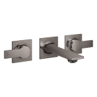 Внешняя часть смесителя для раковины GROHE Allure скрытого монтажа, на 3 отверстия, S-Size, темный графит глянец (20189A02)