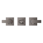 Внешняя часть смесителя для раковины GROHE Allure скрытого монтажа, на 3 отверстия, S-Size, темный графит глянец (20189A02)