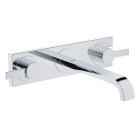 Внешняя часть смесителя для раковины GROHE Allure на 3 отверстия, вынос 220 мм, хром (20193000)