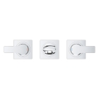 Внешняя часть смесителя для раковины GROHE Allure скрытого монтажа, на 3 отверстия, M-Size, хром (20193002)