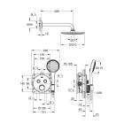 Набор для комплектации душа GROHE Grohtherm SmartControl, хром (34743000)