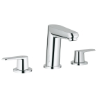 Смеситель для раковины GROHE Eurodisc Cosmopolitan на 3 отверстия с донным клапаном, хром (20214002)