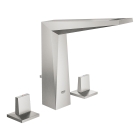 Смеситель для раковины GROHE Allure Brilliant на 3 отверстия, с донным клапаном и высоким изливом, суперсталь (20344DC0)