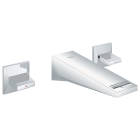 Внешняя часть смесителя для раковины GROHE Allure Brilliant настенного монтажа на 3 отверстия, вынос 161 мм, хром (20346000)