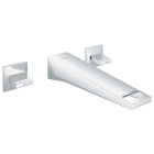 Внешняя часть смесителя для раковины GROHE Allure Brilliant настенного монтажа на 3 отверстия, вынос 210 мм, хром (20348000)