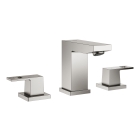 Смеситель для раковины GROHE Eurocube на 3 отверстия, суперсталь (20351DC0)