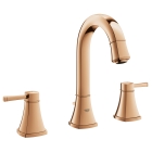 Смеситель для раковины GROHE Grandera двухвентильный на 3 отверстия, с донным клапаном, теплый закат глянец (20389DA0)