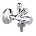 Вентиль угловой комбинированный GROHE 3/8 дюйма, хром (22034000)